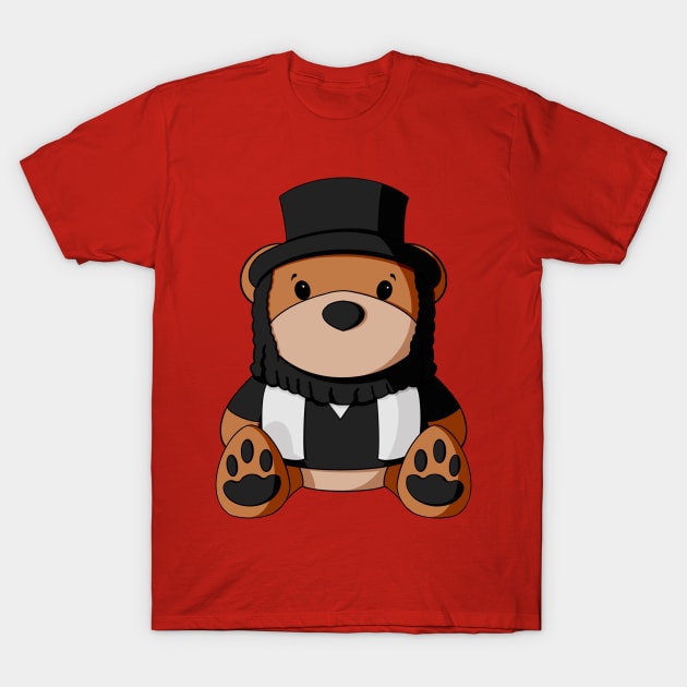 Rabbi Teddy Bear T-Shirt by Alisha Ober Designs